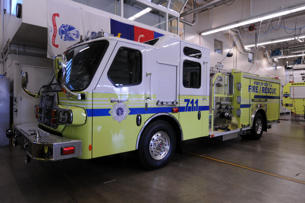 This is the Ports newest Engine, 711.  It is not yet in service.